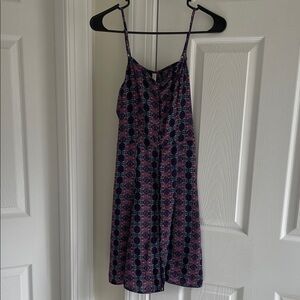 Xhilaration Pink and Blue Mini Dress